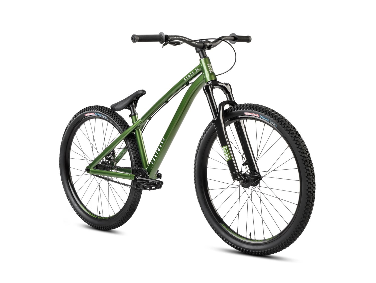 Rower DIRT Dartmoor Gamer INTRO 26 DRAGON GREEN, zielony połysk (R)