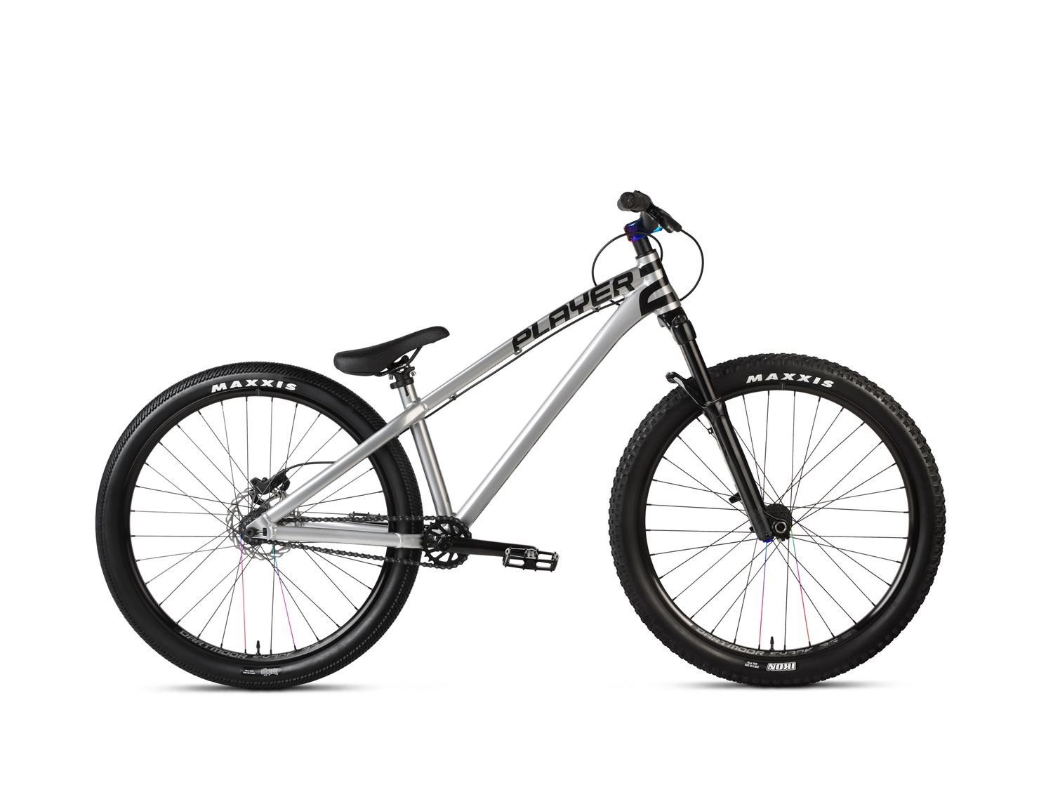 Rower DIRT Two6Player Evo, koła 26&quot;, Dark Chrome połysk, Long (R)