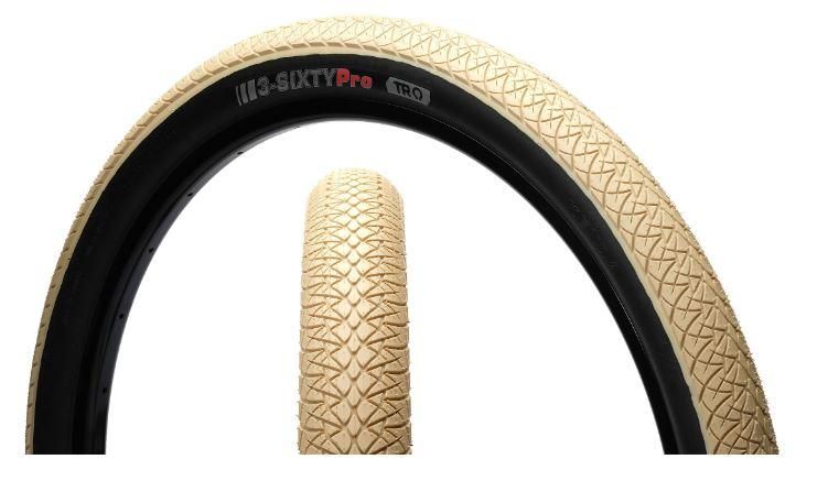 OPONA KENDA 26&quot; X 2,25 K1238 3-SIXTY PRO KEVLAR 120TPI BEŻOWO - CZARNA (SKATEPARK / DIRT / STREET ) SBE
