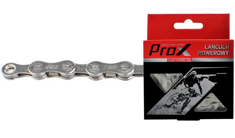ŁAŃCUCH PROX S10S2 10 RZĘD. 116L, SREBRNO/SREBRNY ZE SPINKĄ