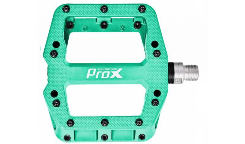 PEDAŁY PROX BASE PRO 26 CYJAN, NYLON, PINY, OŚ CR-MO TURKUSOWE