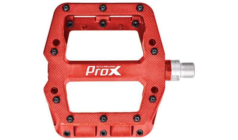 PEDAŁY PROX BASE PRO 26 CZERWONE, NYLON, PINY, OŚ CR-MO