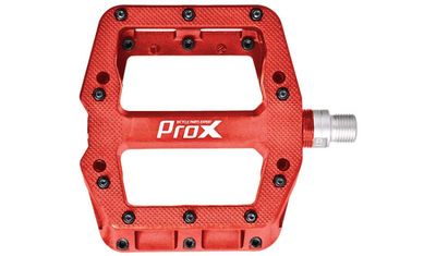 PEDAŁY PROX BASE PRO 26 CZERWONE, NYLON, PINY, OŚ CR-MO
