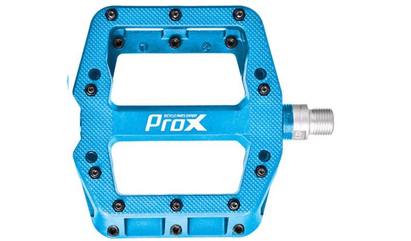 PEDAŁY PROX BASE PRO 26 NIEBIESKIE, NYLON, PINY, OŚ CR-MO