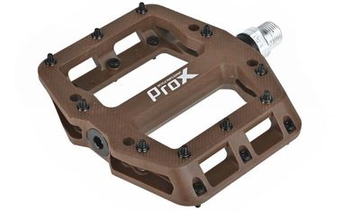 PEDAŁY PROX BASE PRO 26 BRĄZOWE, NYLON, PINY, OŚ CR-MO