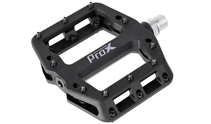 PEDAŁY PROX BASE PRO 26 CZARNE, NYLON, PINY, OŚ CR-MO