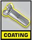 Nyple aluminiowe Sapim POLYAX 14mm 36szt. czerwone