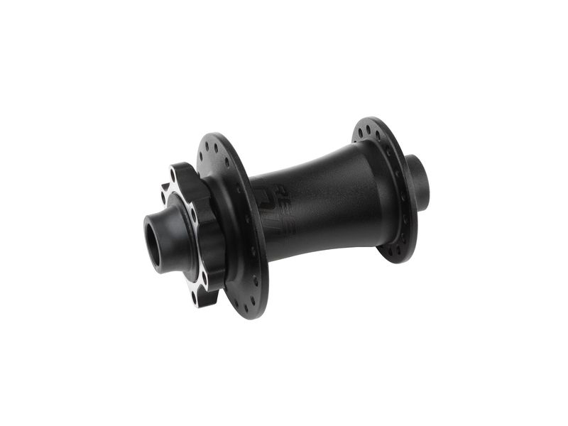 Piasta Dartmoor Reel Boost, przednia, 110x15mm, 32H, czarna anodowana z mocowaniem na tarczę