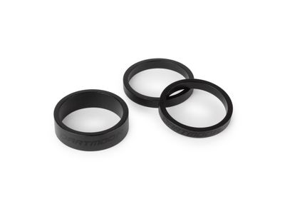 Zestaw podkładek pod stery Dartmoor 10mm/5mm/3mm czarne , aluminiowe (3szt.) , podkładki pod stery