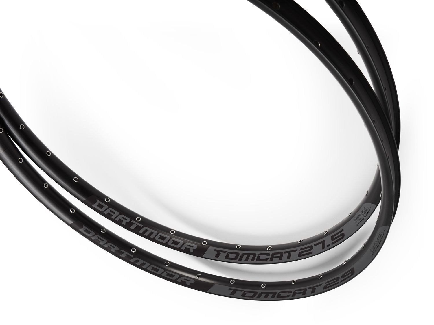 Obręcz Dartmoor Tomcat 26", 32 otwory, czarna anodowana, tubeless ready