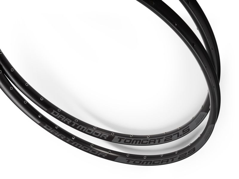 Obręcz Dartmoor Tomcat 26", 32 otwory, czarna anodowana, tubeless ready