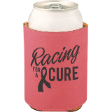 3 3/4&quot; PINK Laserable Leatherette Beverage Holder