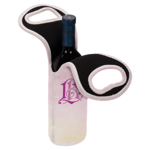 Full color imprintable Insulated Wine Gift Bag 4-3/4&quot; x 14-1/2&quot;