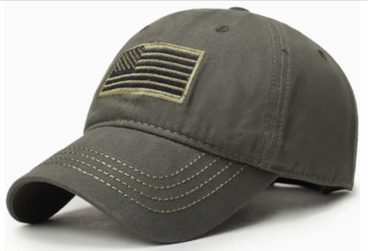 Adult Bio-Washed Classic Hat with patch