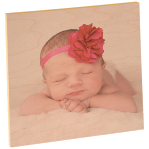 5&quot; x 7&quot; ChromaLuxe Wood Photo Panel with Black Bevel Edge