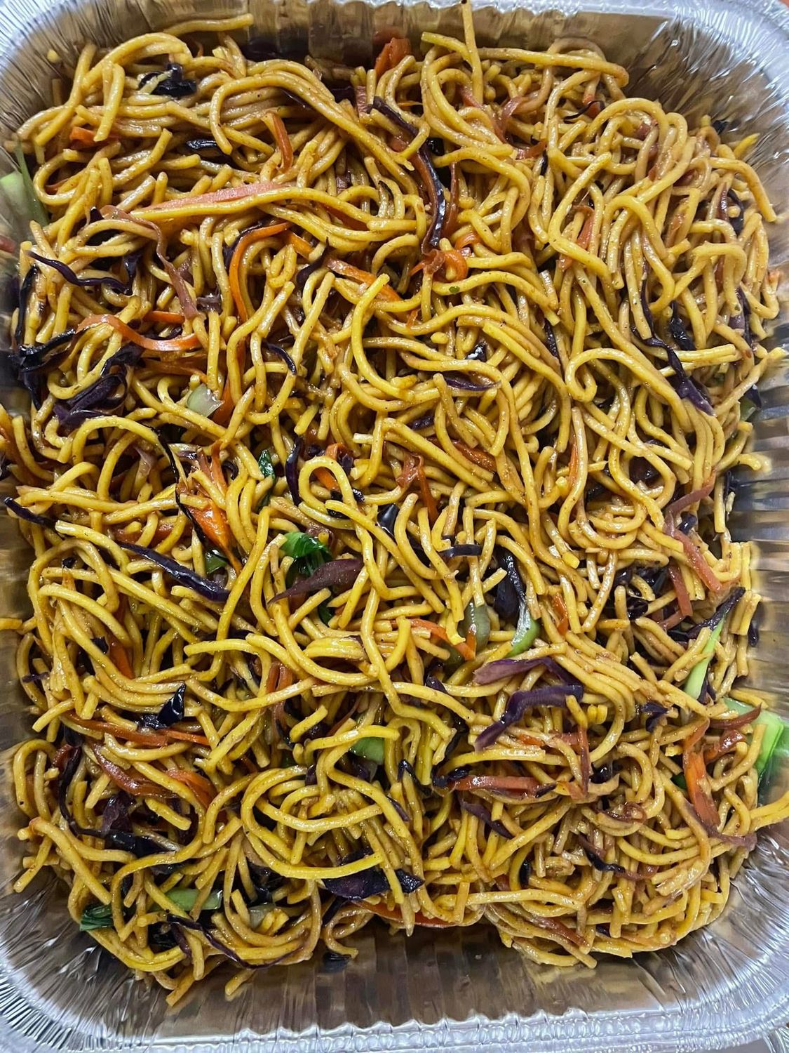 zandi&#39;s Vegetable Chow Mein long pan