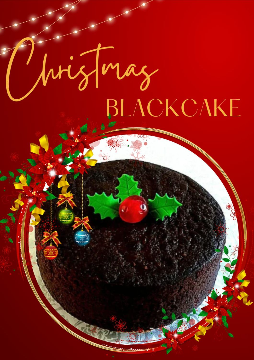 10&quot; Black Cake