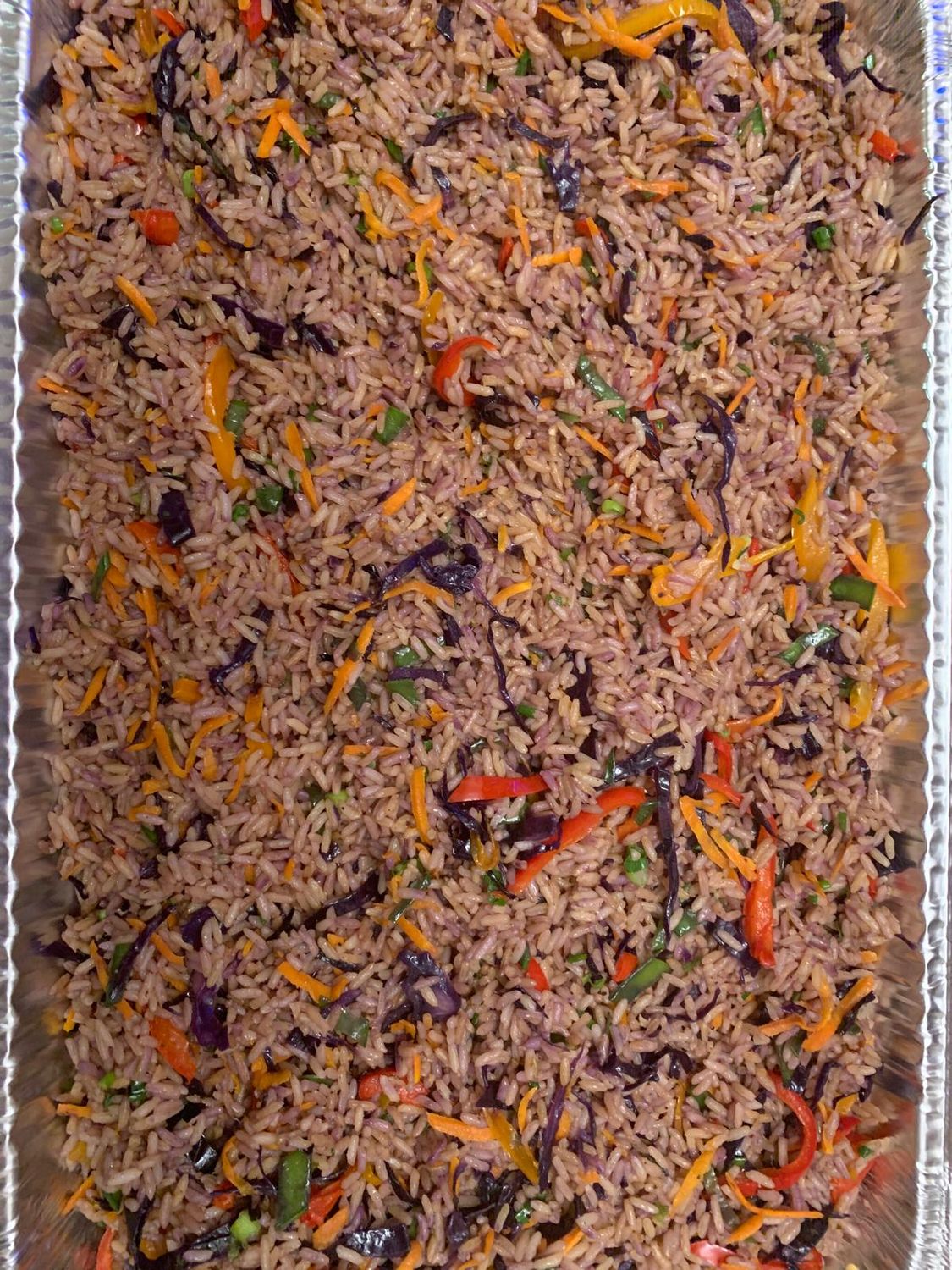 Zandi's vegetable fried rice long Pan