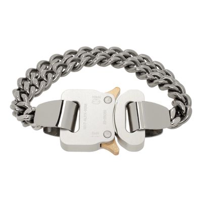 1017 ALYX 9SM Silver Chain Buckle Bracelet