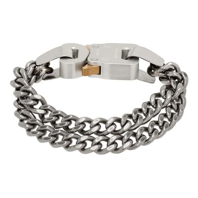 1017 ALYX 9SM Silver Chain Buckle Bracelet