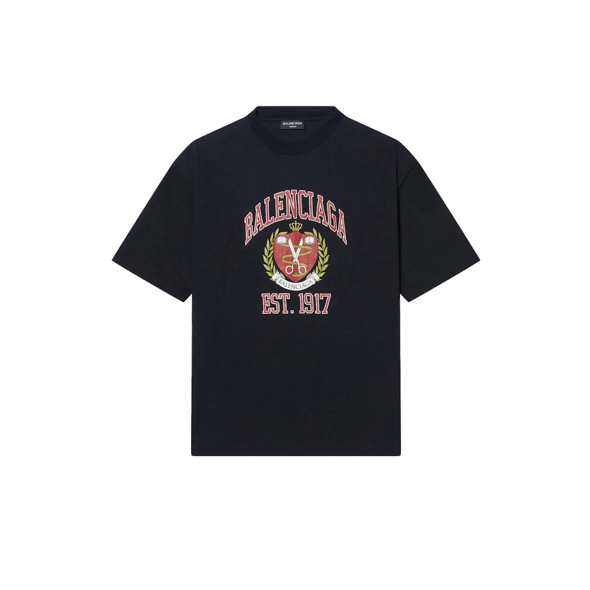 Balenciaga College Medium Fit T Shirt