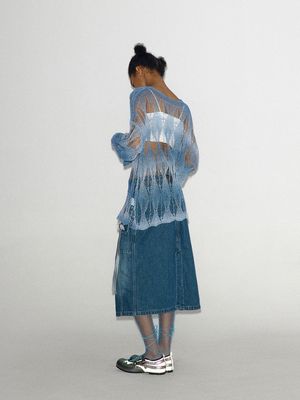 CONP Woven Denim Top