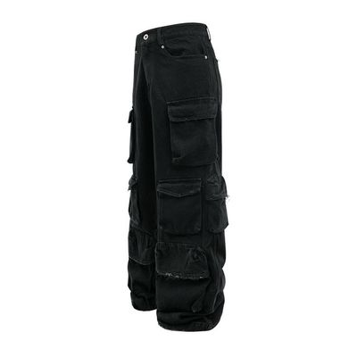 Antidote Fermented Black Multi Pockets Cargo Pants