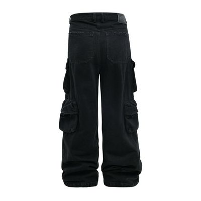 Antidote Fermented Black Multi Pockets Cargo Pants