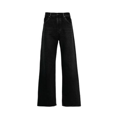 Acne Studios Mid Rise Wide Leg Pants