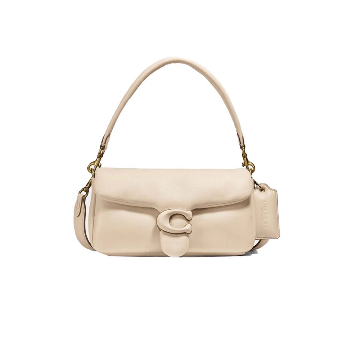 Coach Pillow Tabby Shoulder Bag Ivory