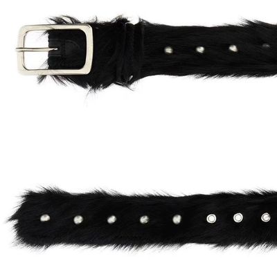 Dries Van Noten Pony Hair Belt