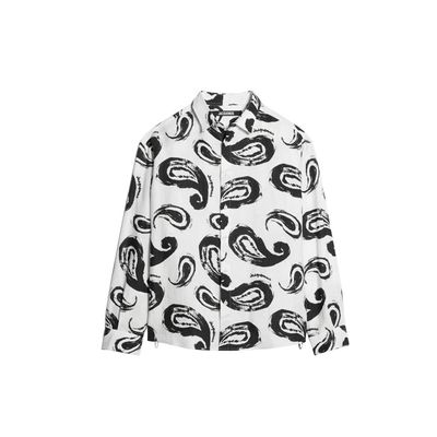 Jacquemus La Chemise Simon Painted Paisley Shirt