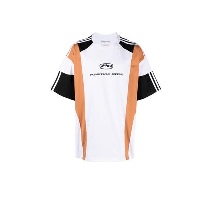 Martine Rose Panelled Logo Print Cotton T-Shirt