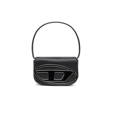 Diesel 1DR Iconic Shoulder Bag Nappa Leather - Black