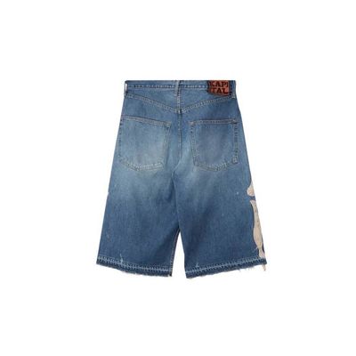 Kapital Bone 5 Pocket Denim Shorts ‘Blue’
