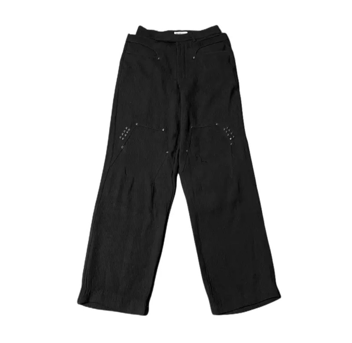 Kiko Kostadinov Suit Black Rivet Trousers