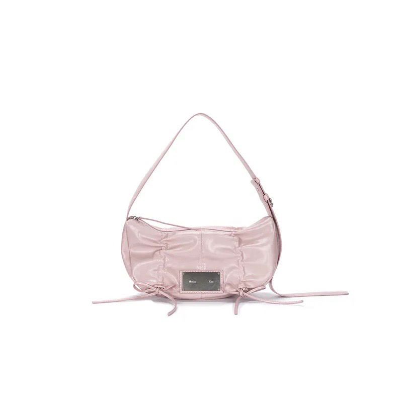 Matin Kim Shirring Ribbon Round Bag
