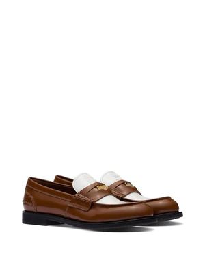 MiuMiu Leather Penny Loafers