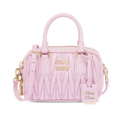 MiuMiu Matelassè detailing shoulder bag