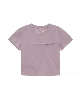 Matin Kim Short Sleeve Round Neck Tee