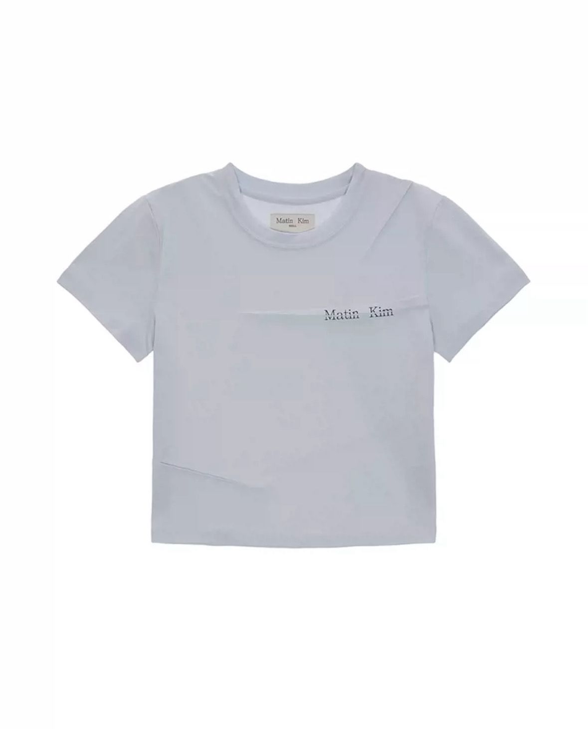 Matin Kim Short Sleeve Round Neck Tee