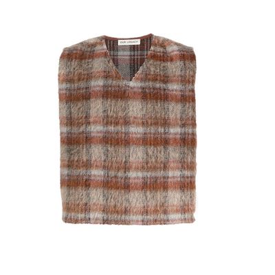 Our Legacy Checked V Neck Sweater Vest