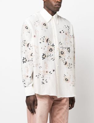 Our Legacy Above Shirt Floral Print Shirt