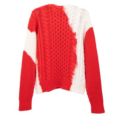 Stussy Tie Dyed Fisherman Sweater ‘Red