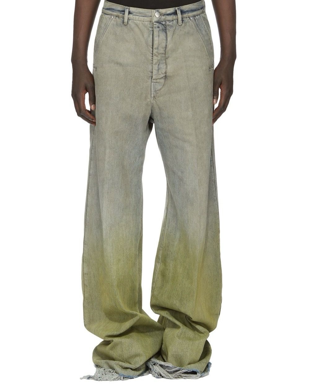 Rick Owens Yellow Bolan Jeans