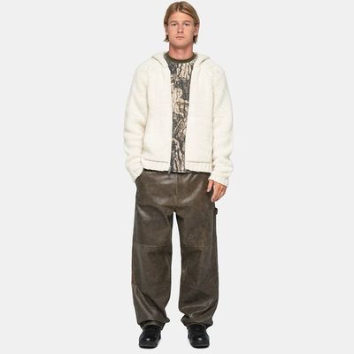 Stussy Chunky Knit Zip Hoodie