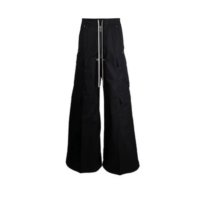 Rick Owens Wide Leg Cargo Trousers