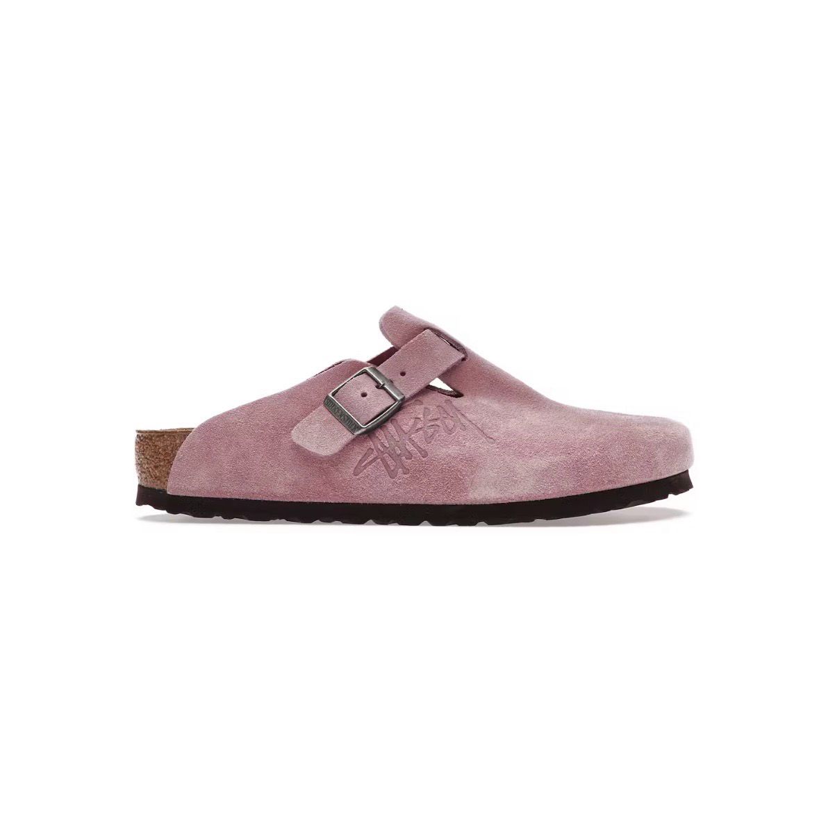 Stussy x BirkenStock Boston Clog Dusty Pink