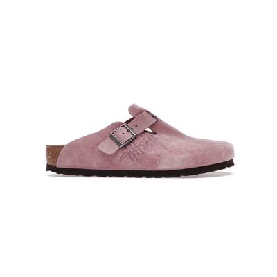 Stussy x BirkenStock Boston Clog Dusty Pink