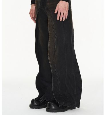 Three Dimensional Loose Pants